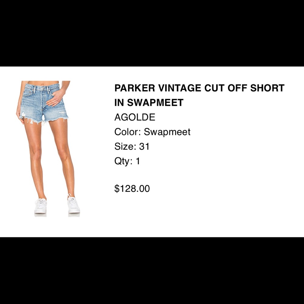 Revolve cut off shorts